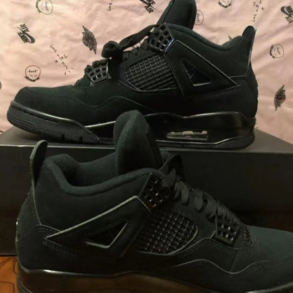 Air Jordan 4 Retro Black Cat - Picture 1 of 5